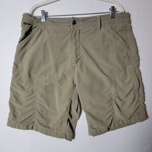 KUHL Mens Born In The Mountains Shorts Sz 36 Khaki Tan Hiking Camping